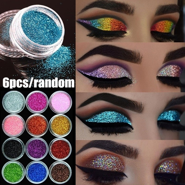 Glitter Eye Shadow Loose Powder Diamond Shine Eyeshadow Pigment Sparkle  Beauty Holographic Makeup Metallic
