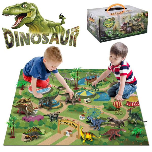 dinosaur play mat box