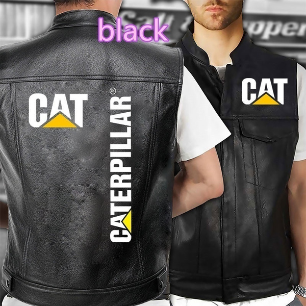 caterpillar leather jacket