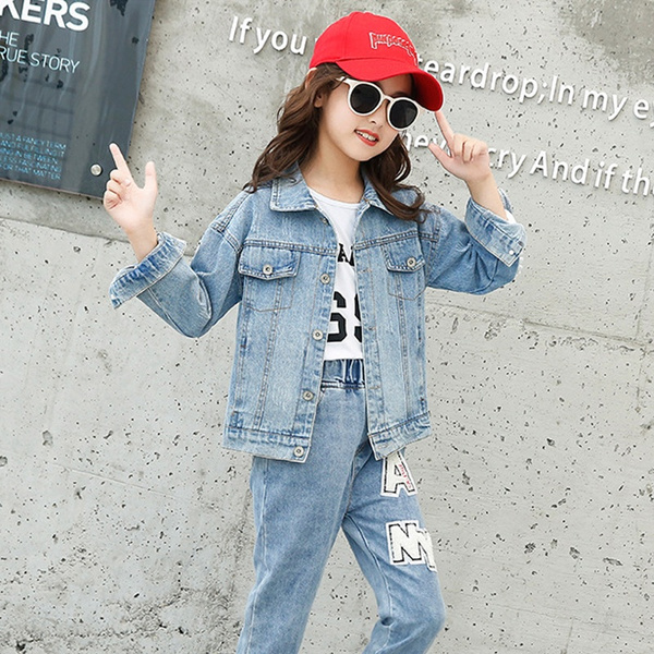 Top 224+ casual denim jacket for girls latest