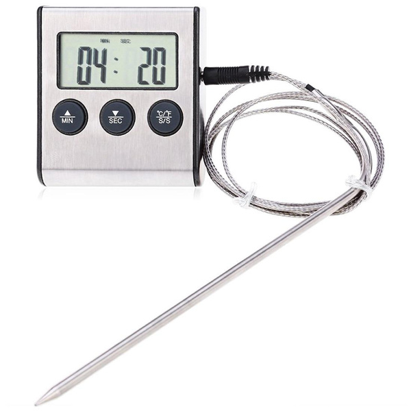 Digital Kitchen Thermometer For Meat Water Milk Cooking Food Probe BBQ Tool 1PC