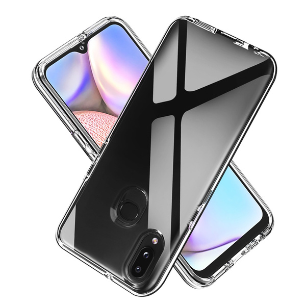 Compatível com a capa Galaxy A10S, capa cristalina híbrida à prova de  choque com proteção de PC rígido + capa protetora de TPU suave para Samsung  Galaxy A10S | Wish