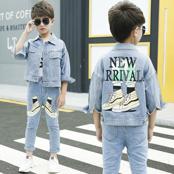 Boys Fashion Lapel Jacket Long Sleeve Button Jacket Kids - Temu