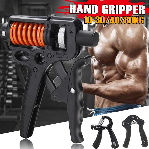 10 30 40 80 KG Adjustable Hand Grip Power Exerciser Strengthener Trainer Fitness Finger Rehabilitation Training