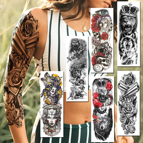 Rose tattoos, Lion tattoo, Rose tattoos for men