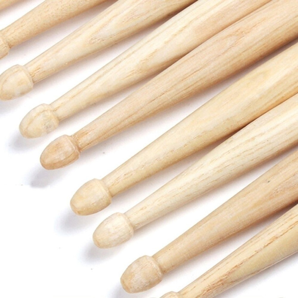 Hot Sale Parts Percussion Professional Nylon Design Musical 5A Stick Tip  Drumsticks Drum Sticks For Drum Maple Wood