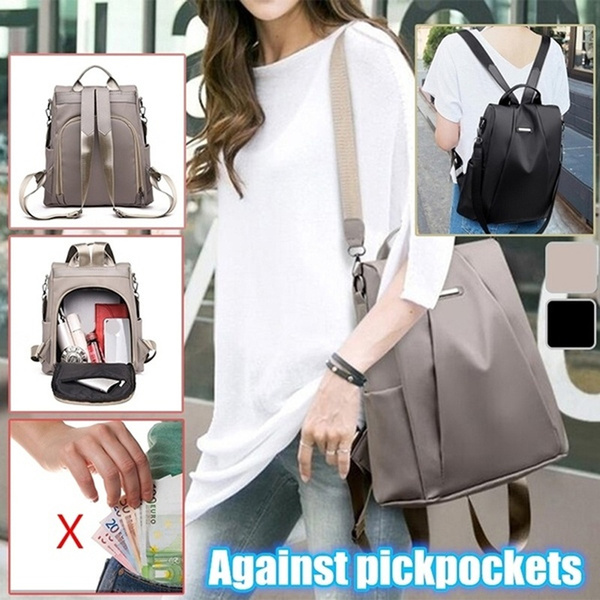 Womens Waterproof Backpack Rucksack Travel Casual Shoulder Bags Handbag Satchel 