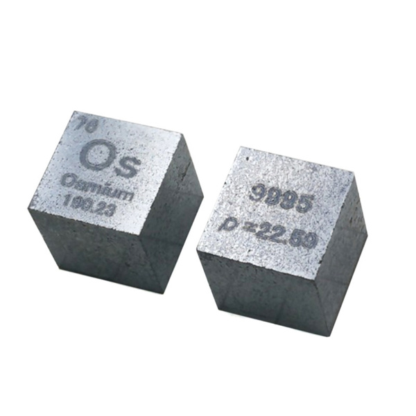 10 x 10 x 10mm Metal Osmium Cube Periodic Table Of Elements Cube(Os≥99.95) Wish
