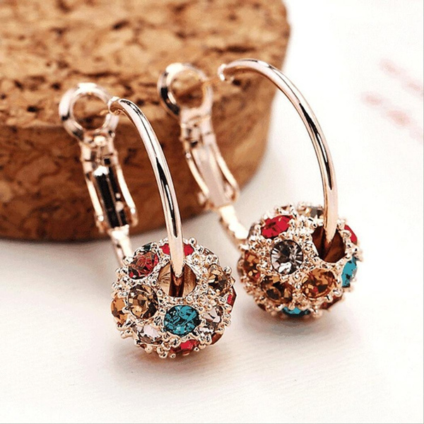 Pendientes De Cristal Austriacos Rhinestone Pendientes De De Pendientes De Cristal Austriacos Rhinestone Pendientes De De