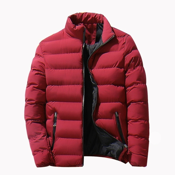 stand collar winter jacket