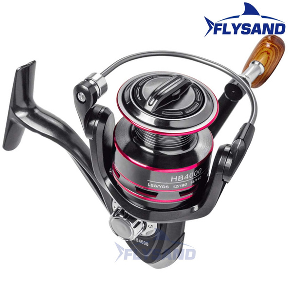 12 BB Powerful Drag Spinning Fishing Reel, Lightweight Fishing Reel Gapless  High Speed Super Smooth Right Left Hand Interchangeable Wood Handle FlySand Fishing  Tool for Inshore Boat Rock Freshwater Saltwater 1PC