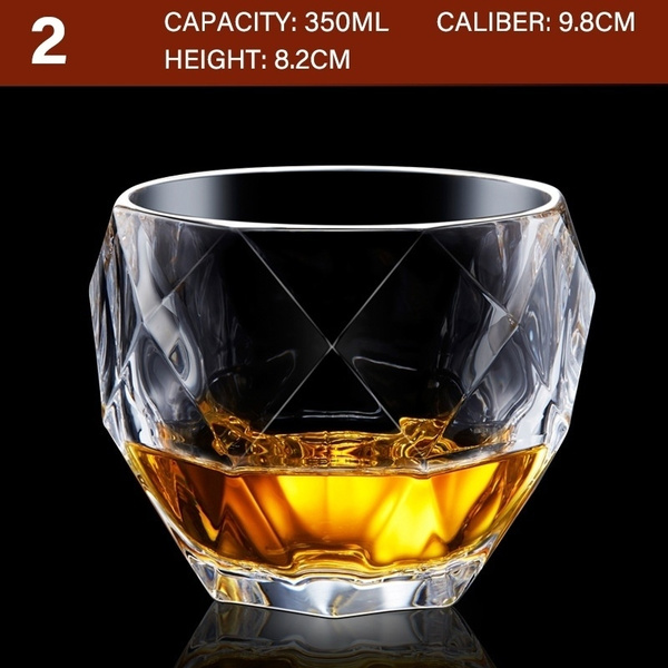 Unique Whiskey Glasses Scotch Glasses Bourbon Glasses for Cocktails