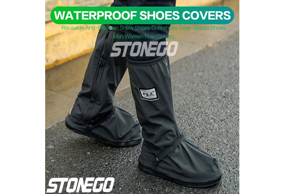 Reusable Foldable Rain Boots Covers Overshoes Galoshes VICSPORT Waterproof Shoe Cover 