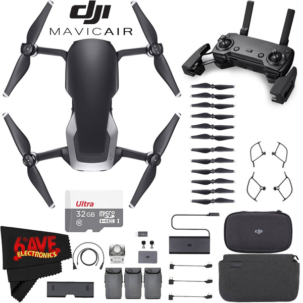 DJI Mavic Air Fly More Combo (Onyx Black) + Extreme Drone