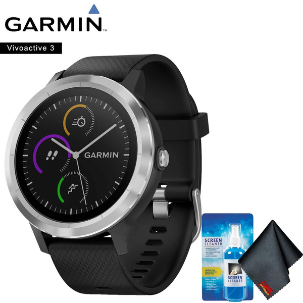 Garmin vivoactive 3 (Black with Stainless Hardware) Base Accessory