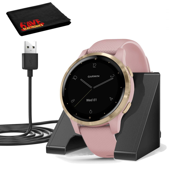 Garmin vivoactive 4 s rose hot sale