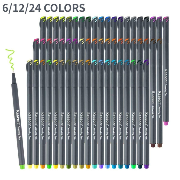 6/12/24 COLORS Bullet Journal Planner Pens Colored Fine Point
