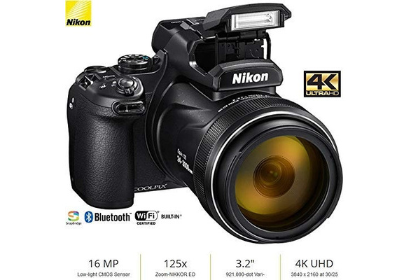 Nikon COOLPIX P1000 16MP 125x Super-Zoom Digital Camera (26522