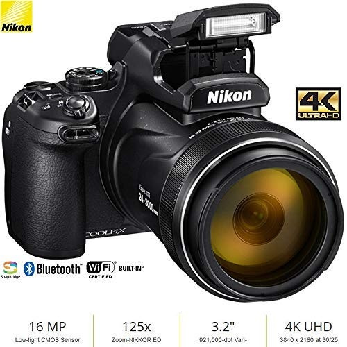 美品 完動品 Nikon COOLPIX P1000 #26222 Nikon COOLPIX P1000 16MP 125x Super-Zoom Digital Camera (26522