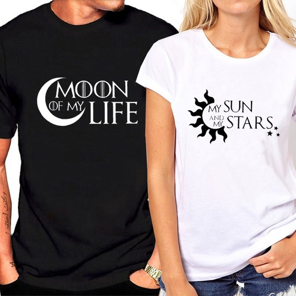 Couple T-shirt Moon of My Life/my Sun 
