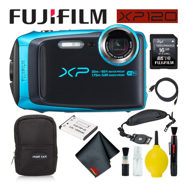 Fujifilm FinePix XP120 Waterproof Digital Camera 600019758 (Sky