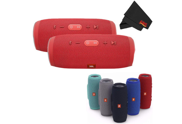 JBL Charge 3 Portable Bluetooth Stereo Speaker 2-Pack (Red) | Wish