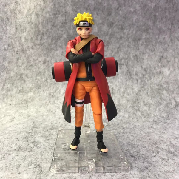 14cm Uzumaki Naruto Sage Mode Action Figures Movable Joints Face Change Pvc Colectible Figure Naruto Shippuden Anime Models Wish