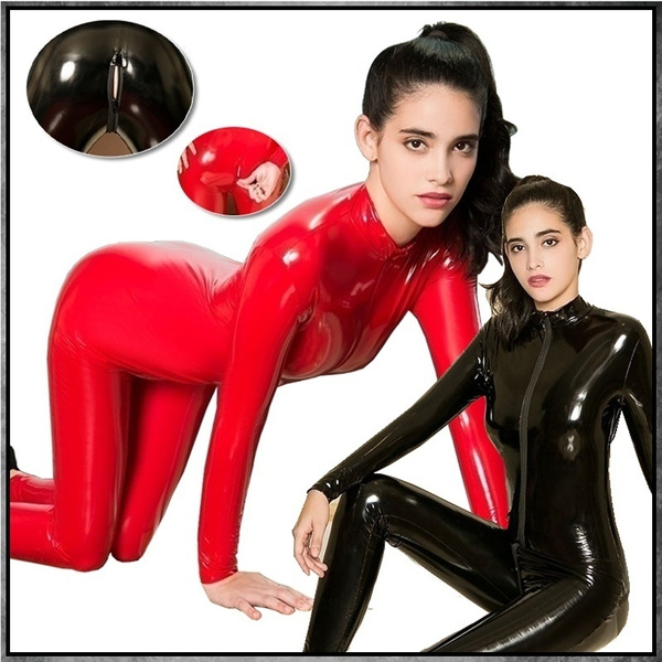 Corpo Shaping Sexy Clube Uniforme Feminino PVC Falso Látex One Piece  Estudante Role Play Collant Cosplay Brilhante 4 Pçs/Set Mulher Bodysuit -  AliExpress