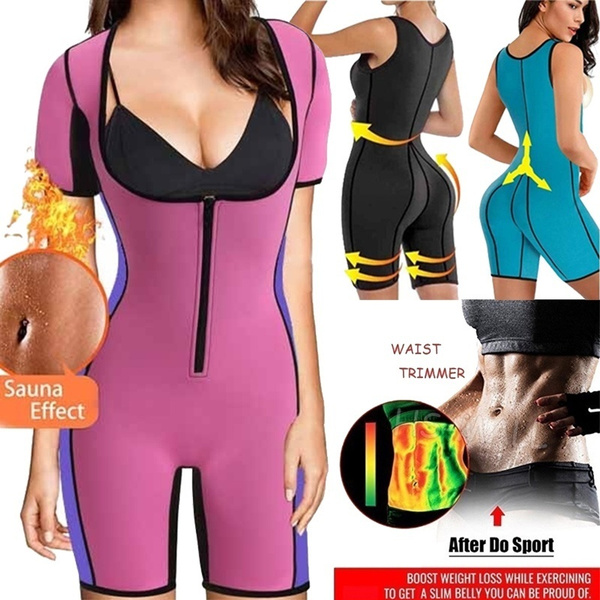 New Fashion Sport Sweat Sauna Neoprene Full Bodysuit Slimming