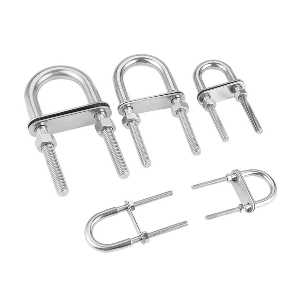 Steel EMagTech 4pcs 25mm Control Throttle Cable Tube Clamp 304 Stainless Cable Clamp