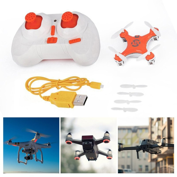 BlakeSha36 Quadricoptère RC 4CH 2,4 GHz Drone Mode sans tête Orange pour Cheerson CX-10 Orange 