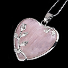 Heart, Chain Necklace, quartz, Love