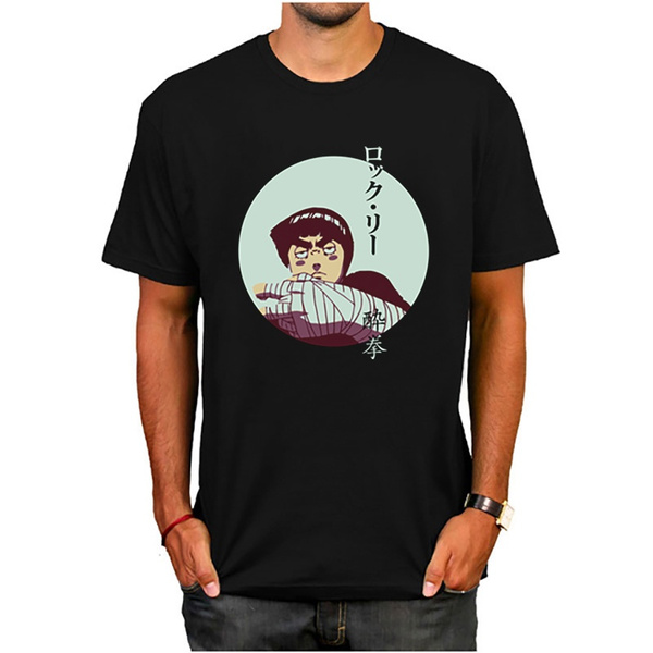 rock lee drunken fist t shirt