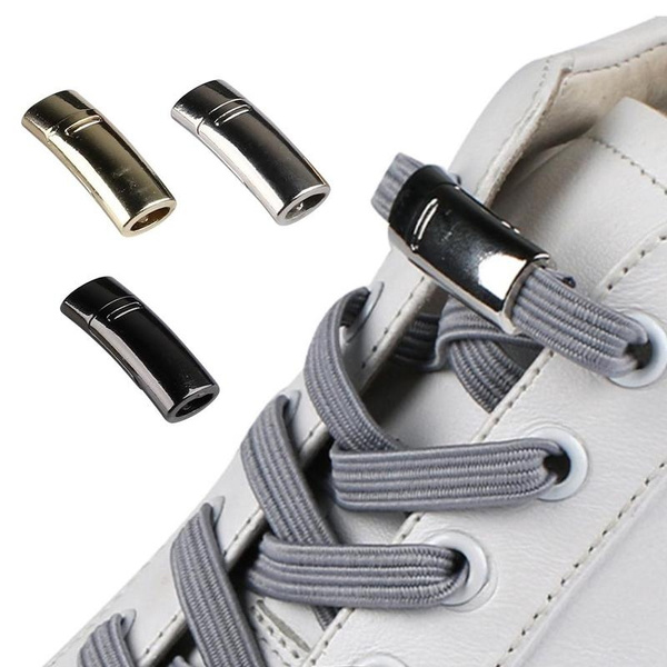 CINDISON Gift LAFIZZLE 5 Pair Magnetic Sneaker Shoe Buckles Closure Shoelaces Buckles No-Tie Shoelace Buckles 