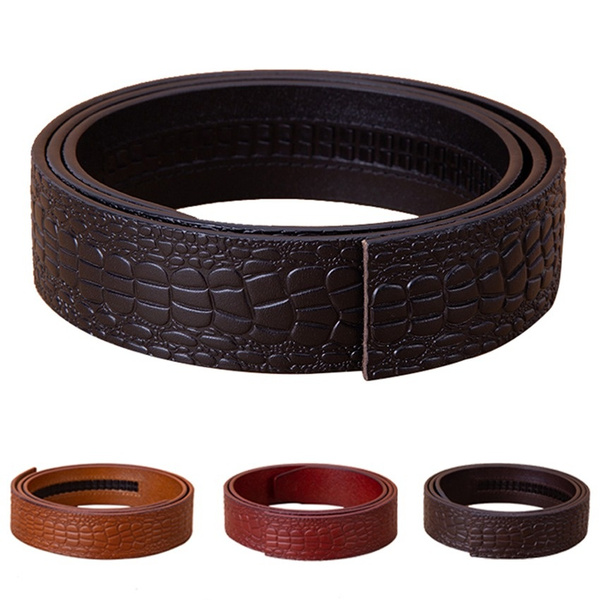 Men's Belts Automatic Buckle Belt Genuine Leather Waist Strap Waistband Business 