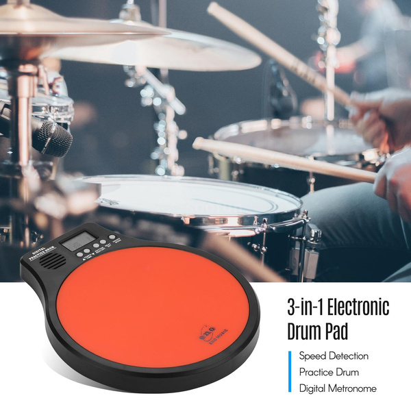 Eno 3in1 Portable Electronic Drum Pad Digital Practice Training