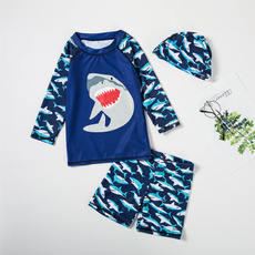 rashguardswimwear, sharkprint, swimwearsetforboy, bathing suit