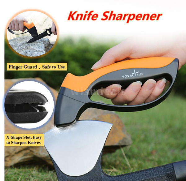 YOYAL Knife Sharpener Carbide Sharpener with Ergonomic Handle