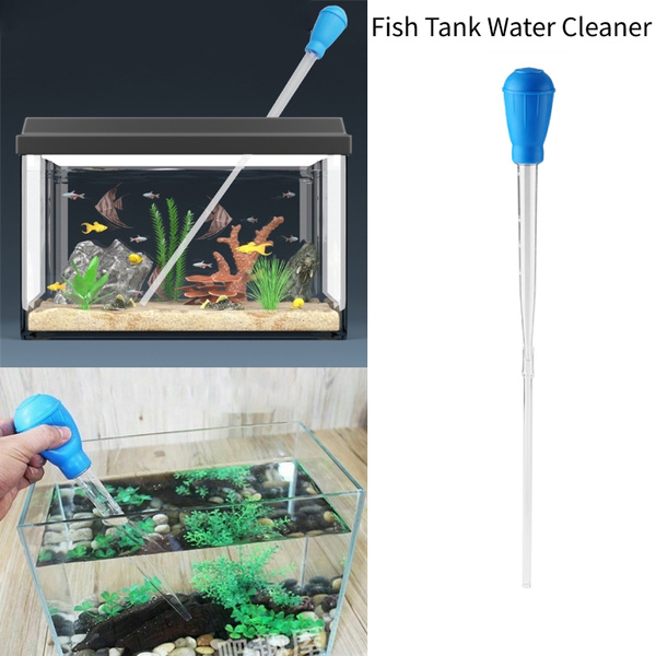 Fish Tank Water Changer Aquarium Dropper Pipette Feeder Water Cleaner ...