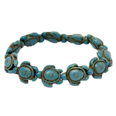 Charm Bracelet, Turquoise, gothicbracelet, Jewelry
