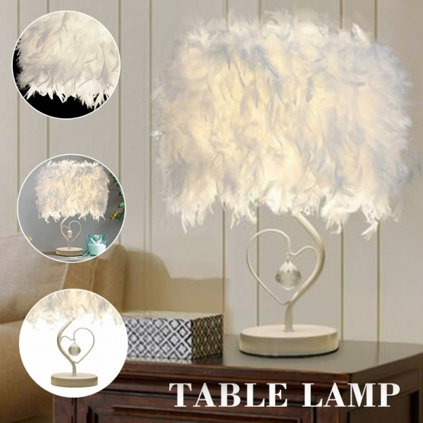 fluffy table lamp