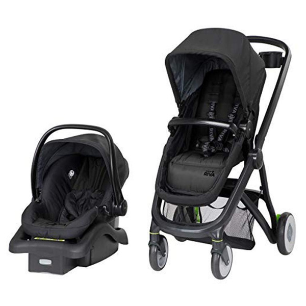 Safety 1st Riva 6 in 1 Flex Modular Baby Travel System, Gray Canyon