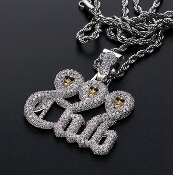 Hip Hop AAA CZ Stone Pave Bling Iced 