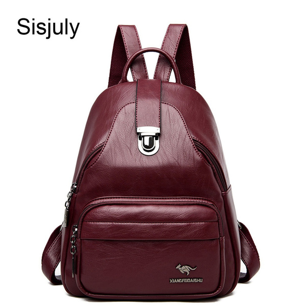 luxury designer backpack purse for women leather shoulder