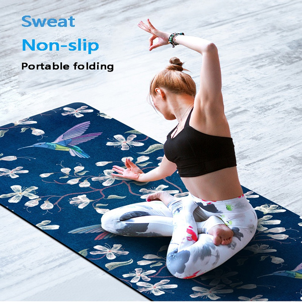 Natural Rubber Anti Slip Pilates Blankets Yoga Mats 