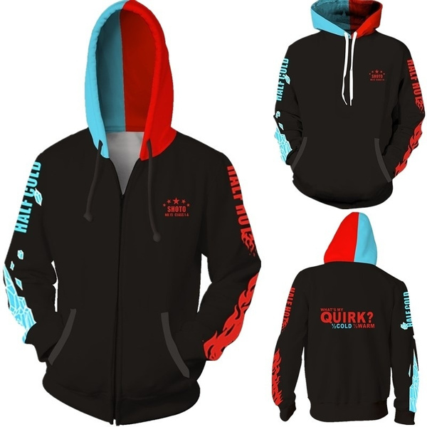 my hero academia todoroki hoodie