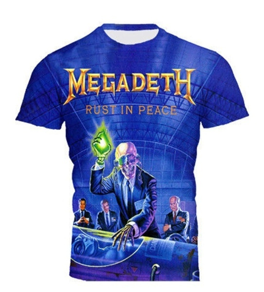 T shirt megadeth 2025 rust in peace