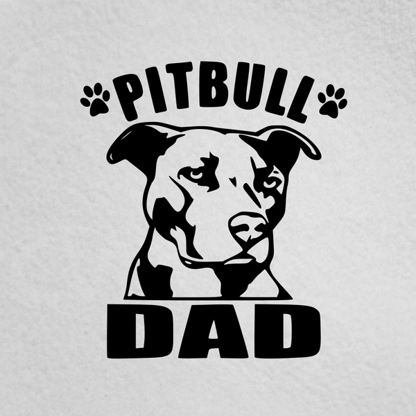 pitbull dad decal