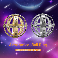 Couple Rings, ballring, astronomicalsphereballring, Jewelry