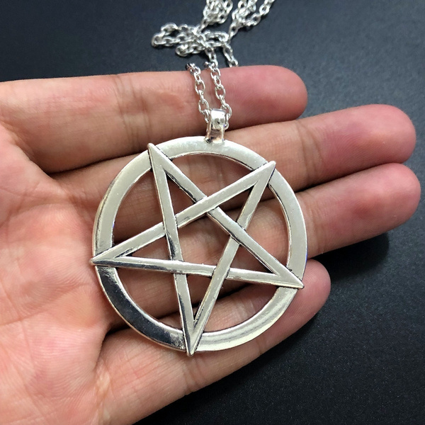 Inverted Pentagram Pendant Satanic 